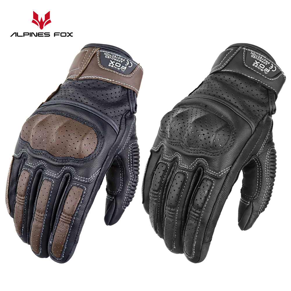 Vintage Motorcycle Gloves Genu - огляд і ціна Motorcycle Gear Alpine