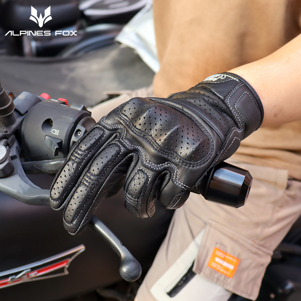 Vintage Motorcycle Gloves Genu - огляд і ціна Motorcycle Gear Alpine