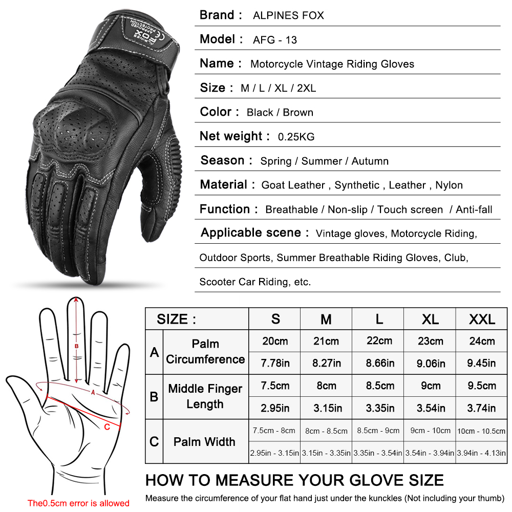 Vintage Motorcycle Gloves Genu - огляд і ціна Motorcycle Gear Alpine