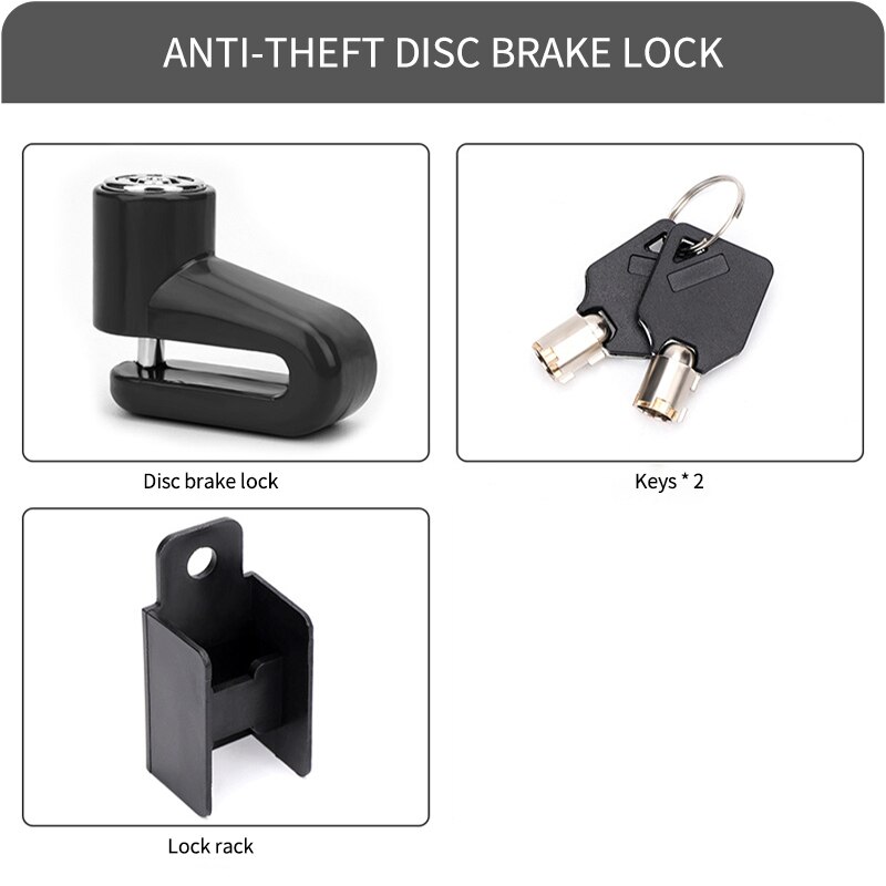 Anti-theft Steel Motorcycle Di - огляд і ціна Disc Lock Brake