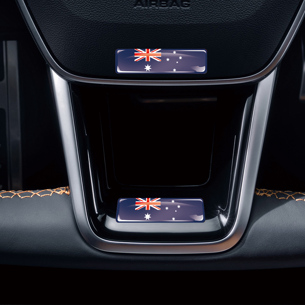 Australia Flag 3D Epoxy Resin  - огляд і ціна Motorcycle Gear Australia